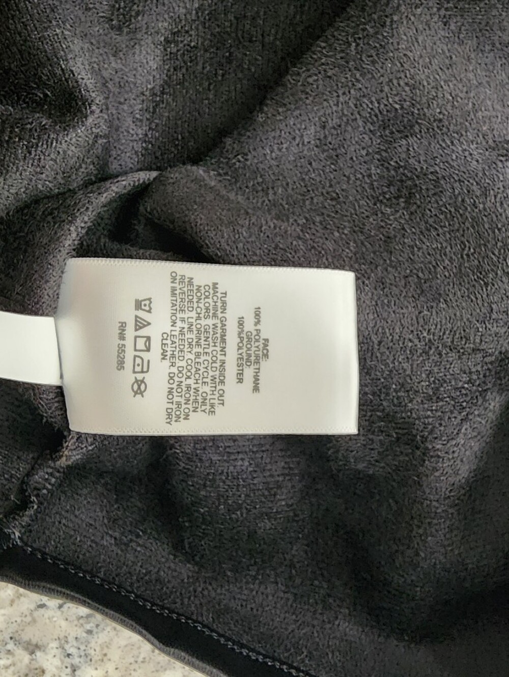 Express Black Faux Leather Short Sleeve Crop Ladies Top - Picture 5 of 6